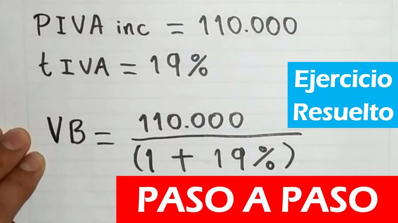 quitar iva a una cantidad